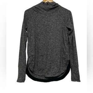 Athleta Hoodie Womens Heathered Gray Uptempo
Pullover Sweatshirt Active XS